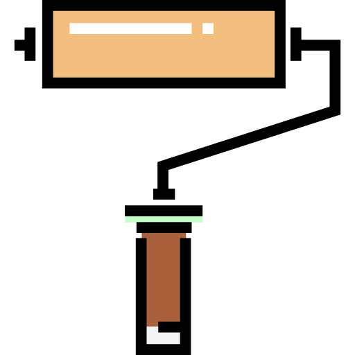 Paint roller Detailed Straight Lineal color icon