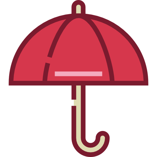 우산 Detailed Straight Lineal color icon