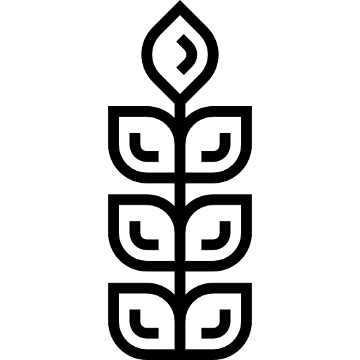 잎 Detailed Straight Lineal icon