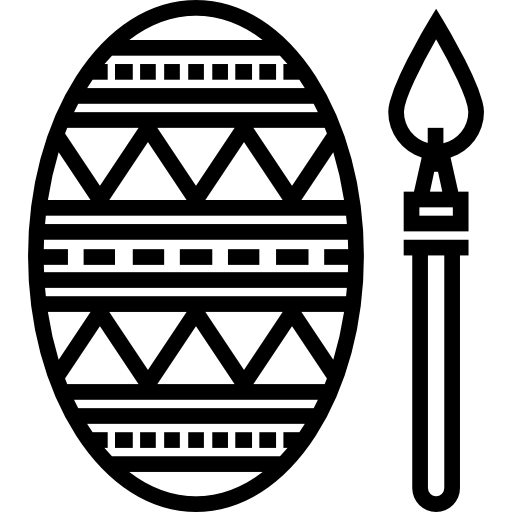 пасхальное яйцо Detailed Straight Lineal иконка