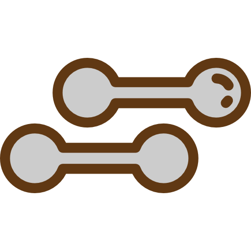 pesa Detailed Rounded Lineal color icono