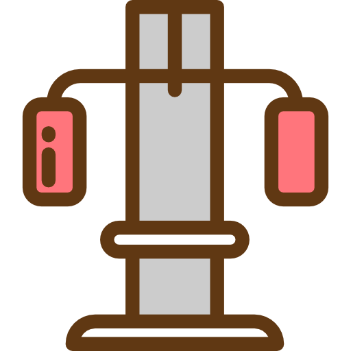klatka piersiowa Detailed Rounded Lineal color ikona