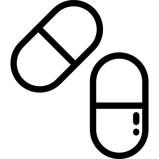 Таблетки Detailed Rounded Lineal иконка