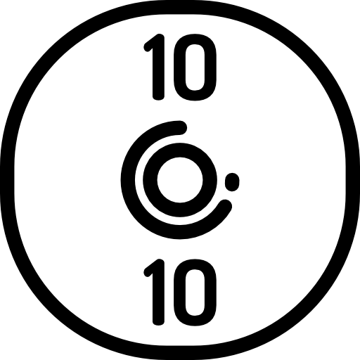 무게 Detailed Rounded Lineal icon