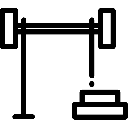 Barbell Detailed Rounded Lineal icon