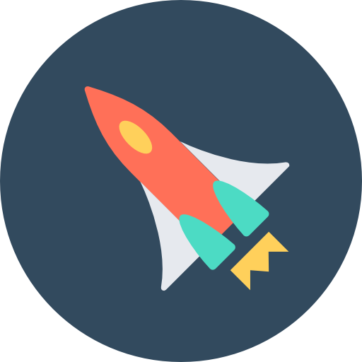 Startup Flat Color Circular icon
