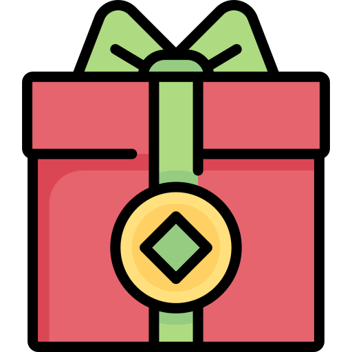 geschenkbox Special Lineal color icon