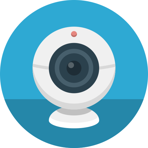 Webcam Pixel Buddha Premium Circular icon