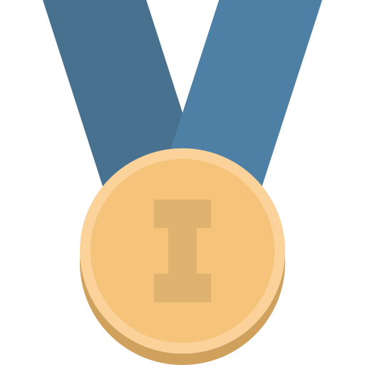 medaille Pixel Buddha Premium Flat icon