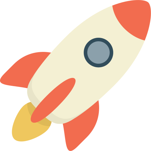 Rocket Pixel Buddha Premium Flat icon