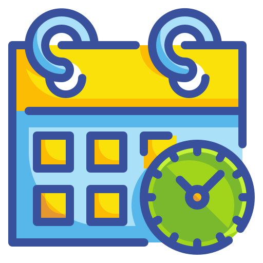 Календарь Wanicon Lineal Color иконка