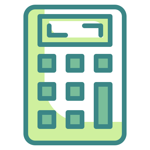 Calculator Wanicon Two Tone icon