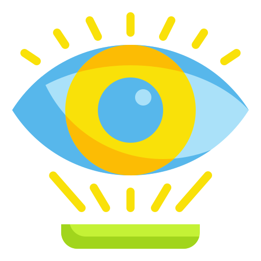 Eye Wanicon Flat icon