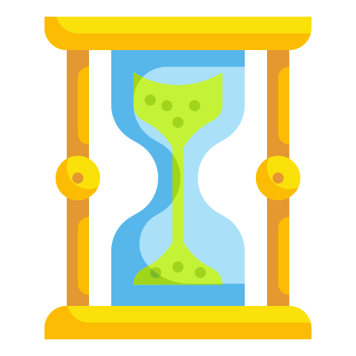 Hourglass Wanicon Flat icon