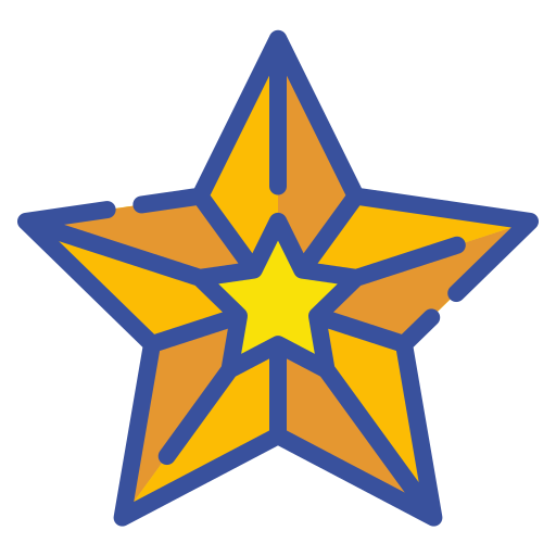 estrella Wanicon Lineal Color icono