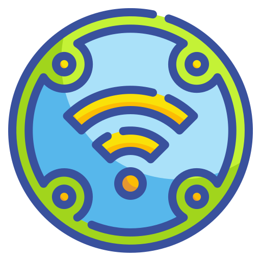 wifi Wanicon Lineal Color icona