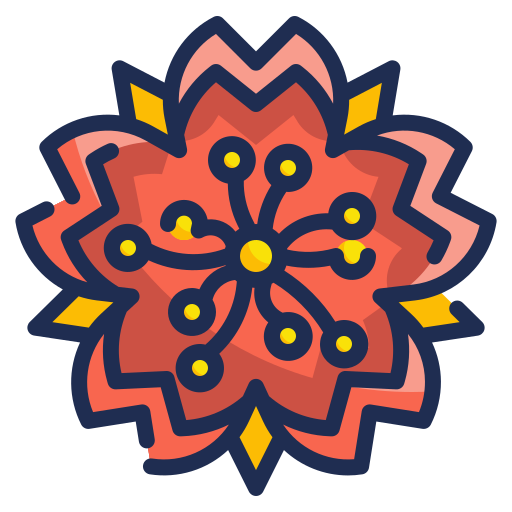 Flower Wanicon Lineal Color icon