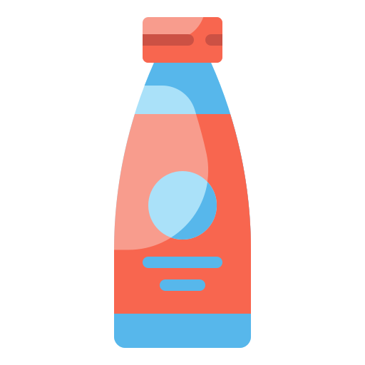 Bottle Wanicon Flat icon