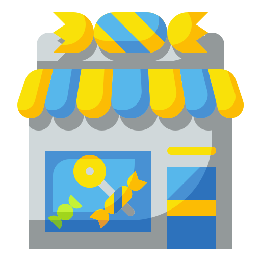 Candy shop Wanicon Flat icon