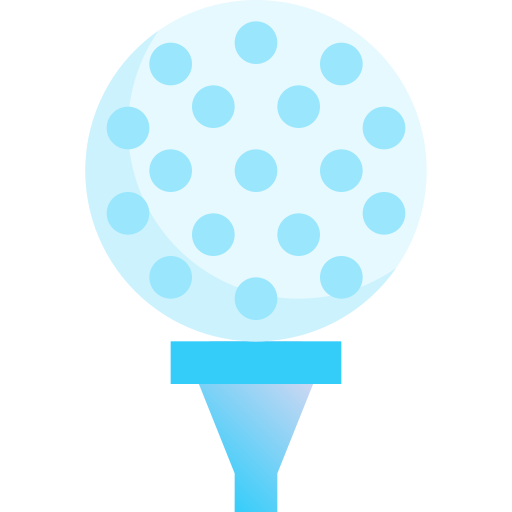 balle de golf Fatima Blue Icône