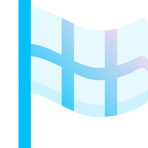drapeau Fatima Blue Icône