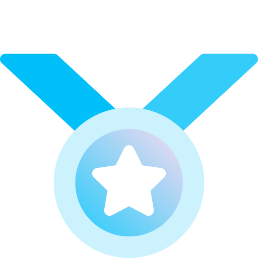 medaille Fatima Blue icon