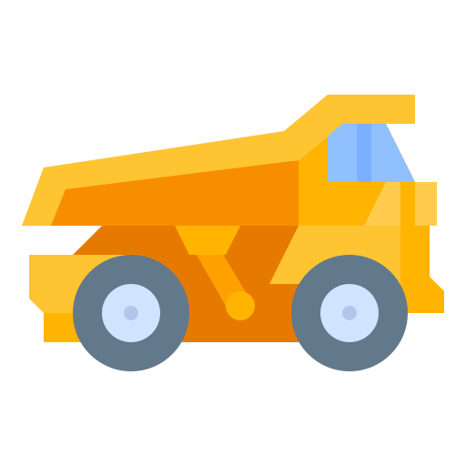 camion della spazzatura Ultimatearm Flat icona