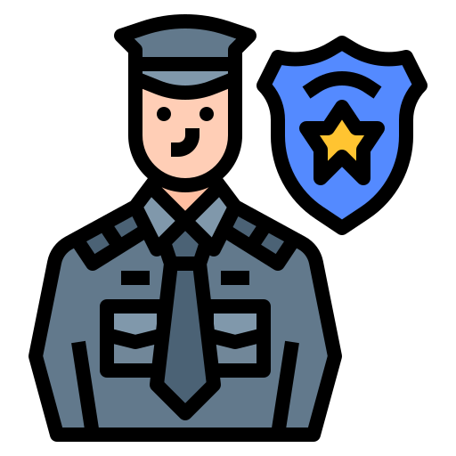 警官 Ultimatearm Lineal Color icon