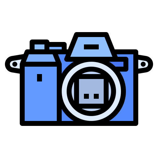 cámara digital Ultimatearm Lineal Color icono