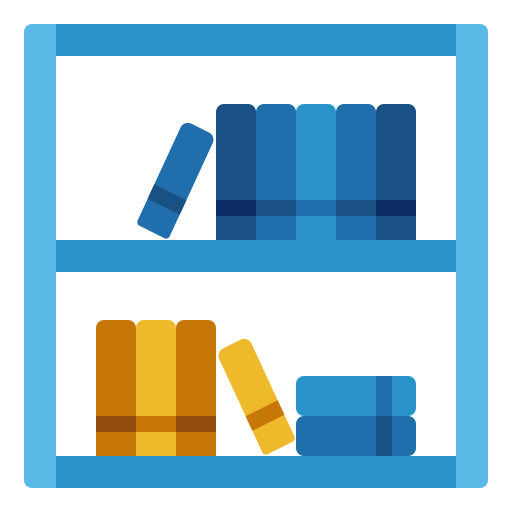 biblioteca Ultimatearm Flat icono