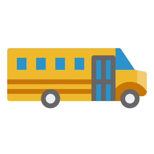 autobús escolar Ultimatearm Flat icono