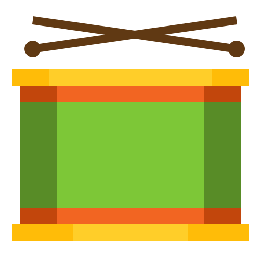 Drum Generic Flat icon