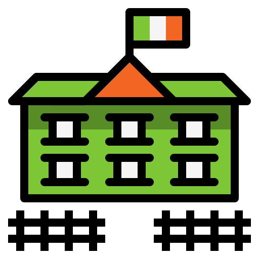 Green city Generic Outline Color icon