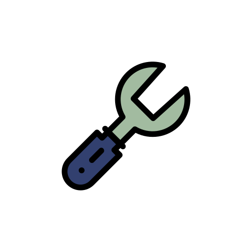 schraubenschlüssel Generic Outline Color icon