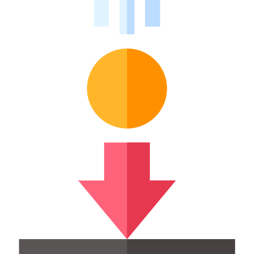gravedad Basic Straight Flat icono