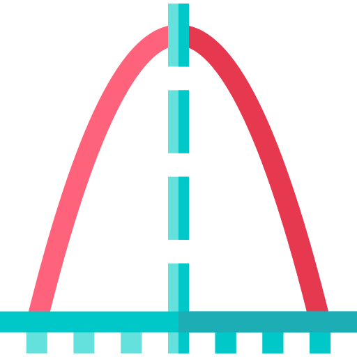 parabola Basic Straight Flat ikona