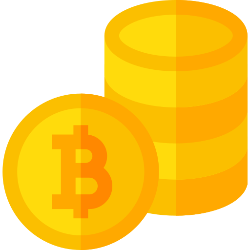 bitcoin-symbol Basic Straight Flat icon