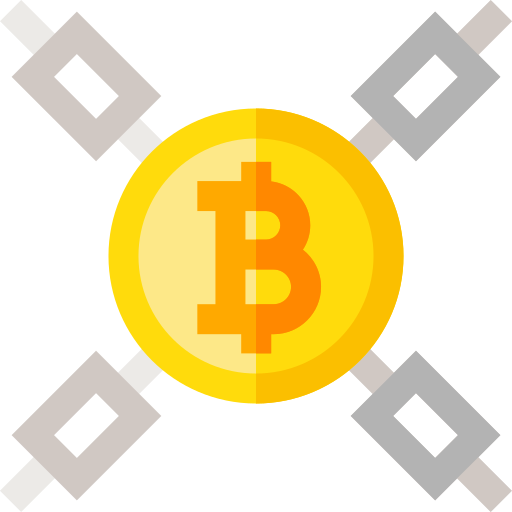 blockchain Basic Straight Flat icono