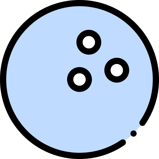 ボウリング Detailed Rounded Lineal color icon