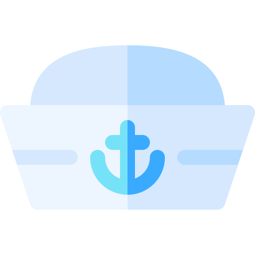 kapelusz marynarza Basic Rounded Flat ikona