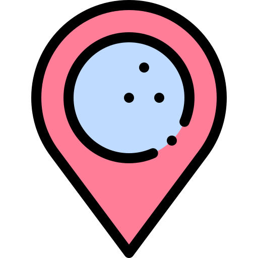 Bowling Detailed Rounded Lineal color icon