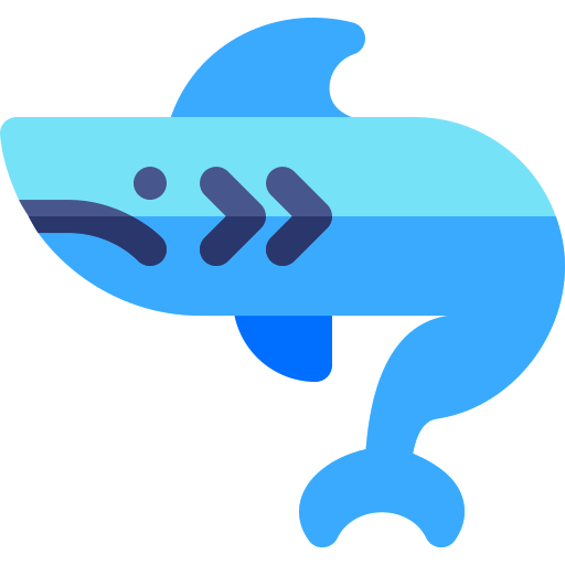 Акула Basic Rounded Flat иконка