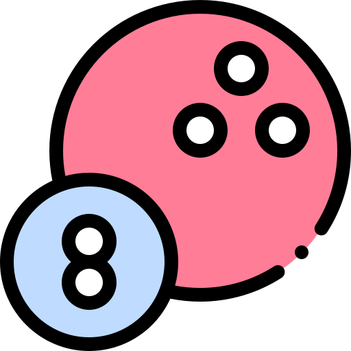 Bowling ball Detailed Rounded Lineal color icon