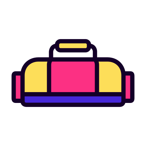 sporttas Generic Outline Color icoon