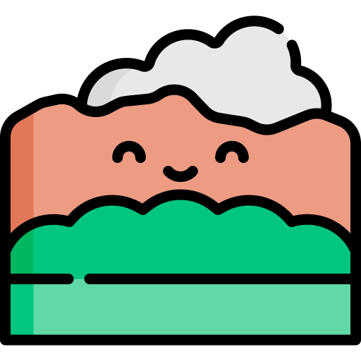 산 Kawaii Lineal color icon