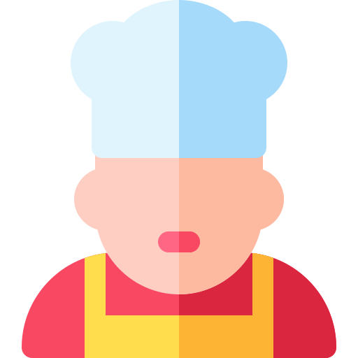 chef Basic Rounded Flat icoon