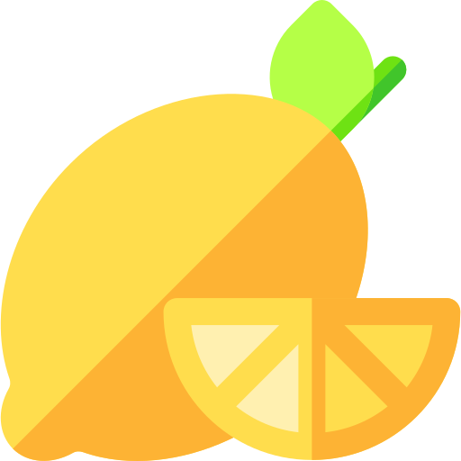 limón Basic Rounded Flat icono