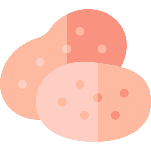 Potato Basic Rounded Flat icon