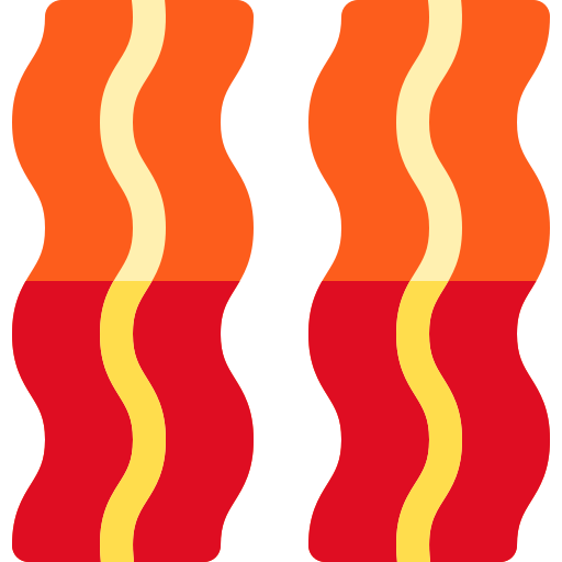 bacon Basic Rounded Flat icona