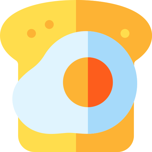 omelette Basic Rounded Flat icon